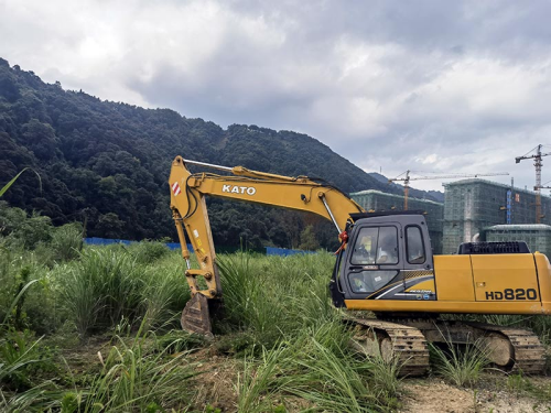 庆祝宁德市主城区下坂溪（职教园区）防洪工程（泵站及水闸工程）EPC项目施营地动工建设